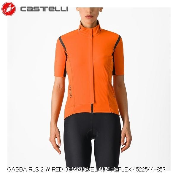 CASTELLI カステリ GABBA RoS 2 W RED ORANGE/BLACK REFLEX 4522544-857 ...