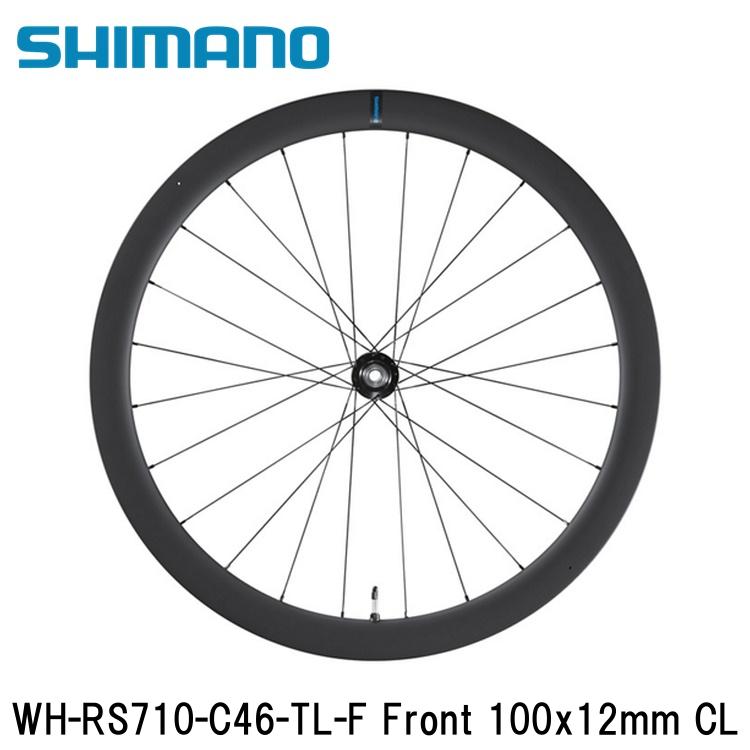 SHIMANO シマノ105 (R7100 12S) WH-RS710-C46-TL-F Front 100x12mm CL