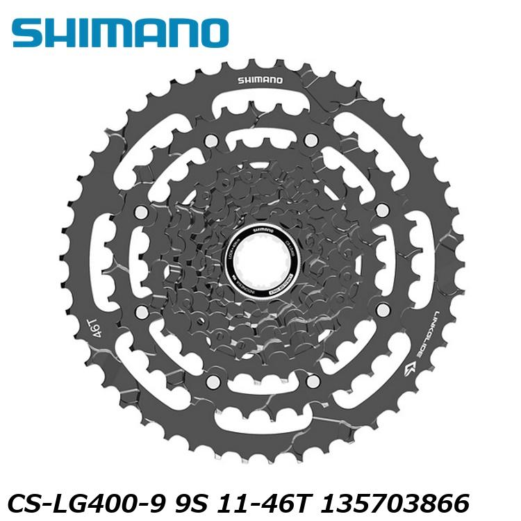 SHIMANO シマノCUES(U3000/U4000/U6000/U8000) CS-LG400-9 9S 11-46T 135703866