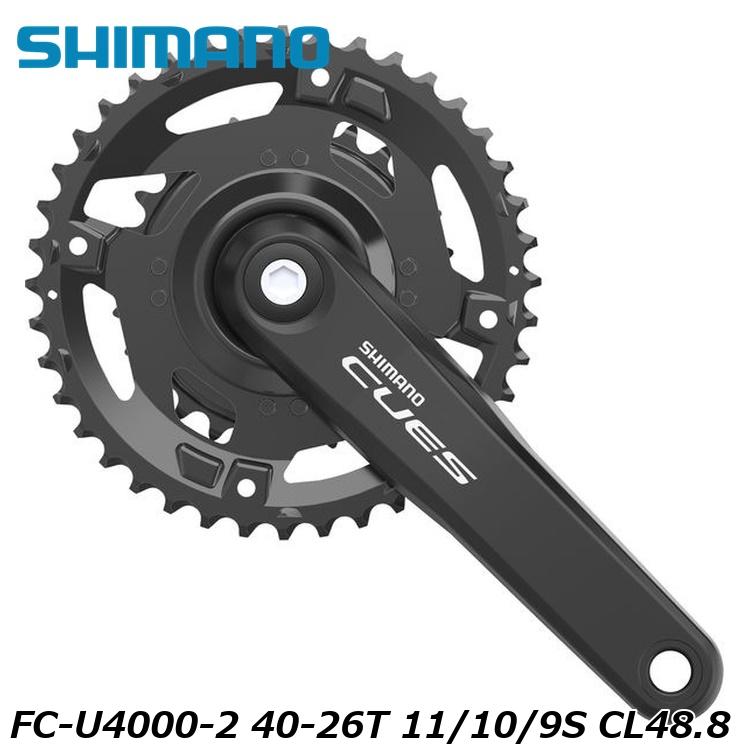 SHIMANO シマノCUES(U3000/U4000/U6000/U8000) FC-U4000-2 40-26T 11/10/9S CL48.8