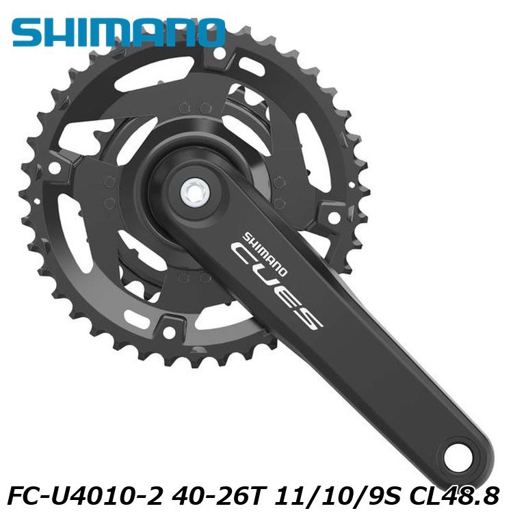 SHIMANO シマノCUES(U3000/U4000/U6000/U8000) FC-U4010-2 40-26T 11/10/9S CL48.8