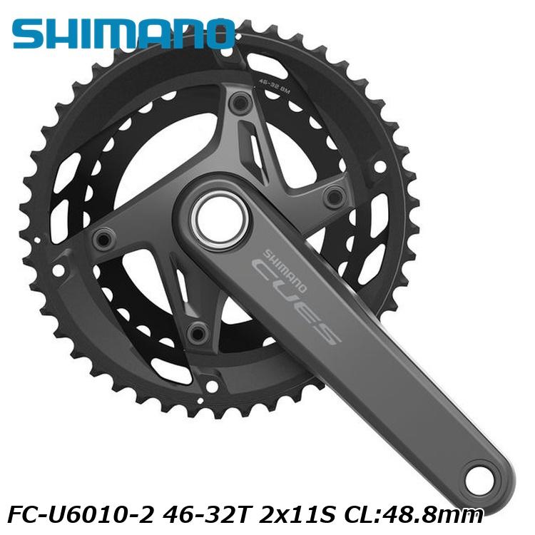 SHIMANO シマノCUES(U3000/U4000/U6000/U8000) FC-U6010-2 46-32T 2x11S CL:48.8mm