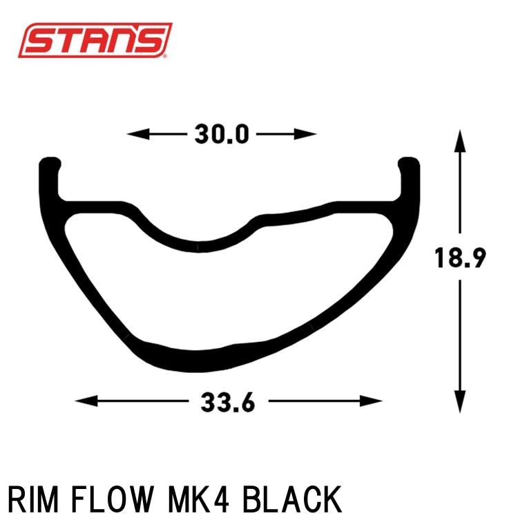 Stan's スタンズ RIM FLOW MK4 BLACK