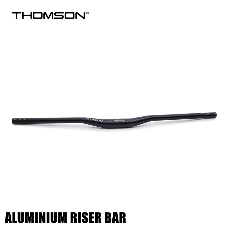THOMSON トムソン ALUMINIUM RISER BAR ブラック