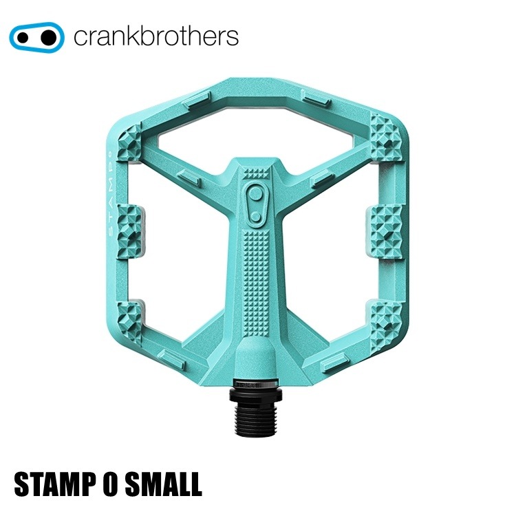 CrankBrothers クランクブラザーズ スタンプ 0 ペダル ターコイズ スモール 17053