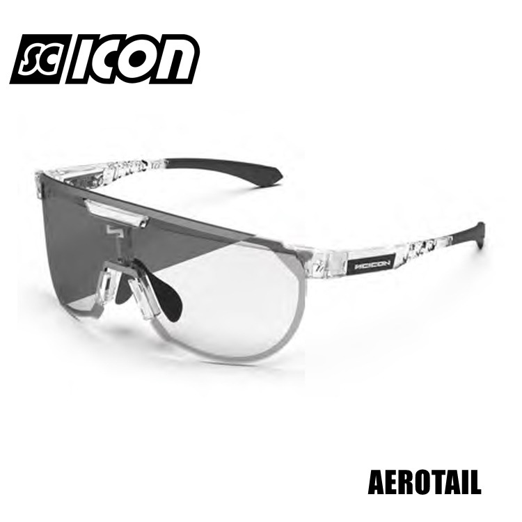 SCICONSPORTS シーコン SCICON SPORTS AEROTAIL FRAME:Crystal Gloss (LENS:Photocromic Silver)