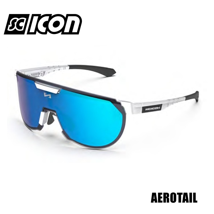 SCICONSPORTS シーコン SCICON SPORTS AEROTAIL FRAME:White Gloss (LENS:Multimirror Blue)
