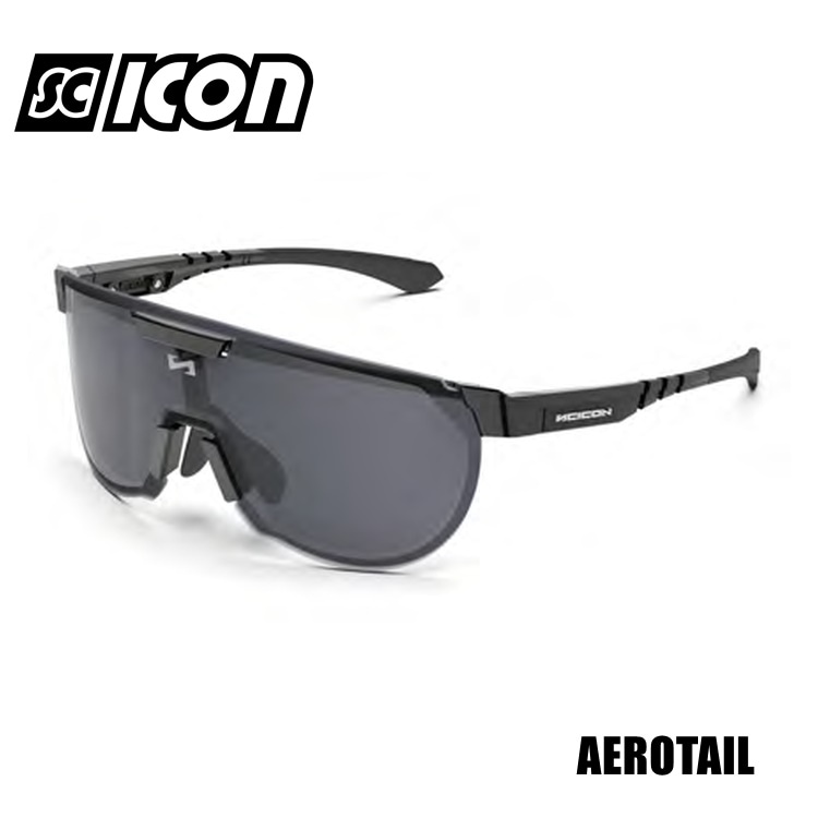 SCICONSPORTS シーコン SCICON SPORTS AEROTAIL FRAME:Black Gloss (LENS:Multimirror Silver)