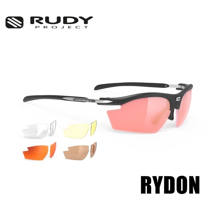 RUDY PROJECT ルディプロジェクト RYDON ライドン ブラックマットフレーム レーシングレッド + レーザーコッパー + アクションブラウン + イエロー + クリア