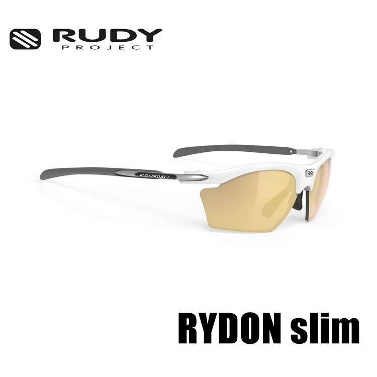 RUDY PROJECT ルディプロジェクト RYDON ライドンスリム ホワイトフレーム マルチレーザーゴールドレンズ