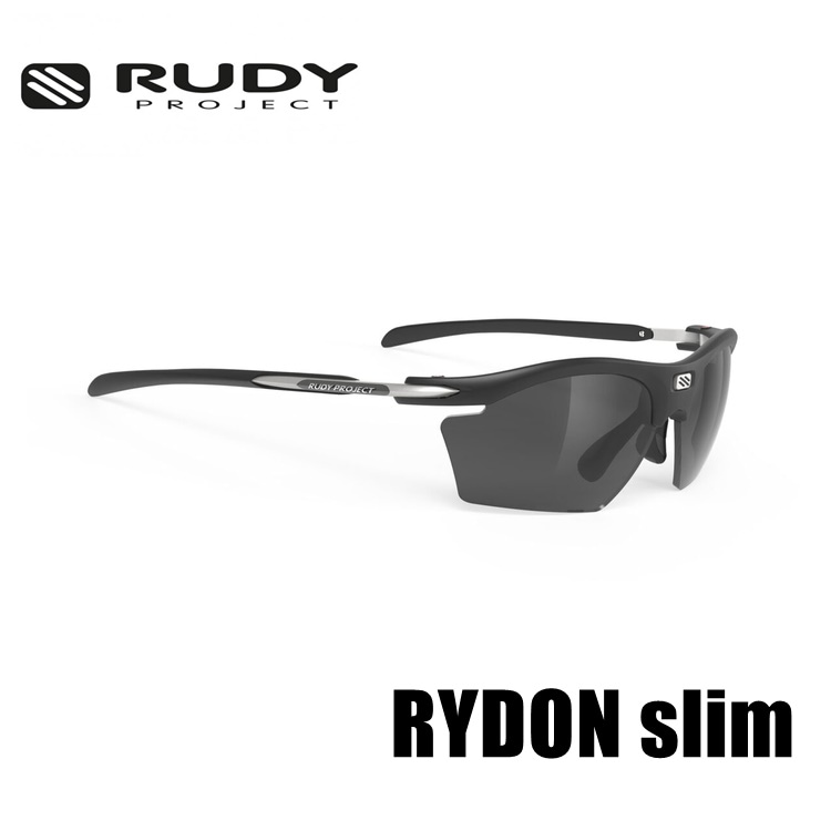 RUDY PROJECT ルディプロジェクト RYDON slim ライドンスリム ブラックマットフレーム ポラール3FX グレイレーザーレンズ