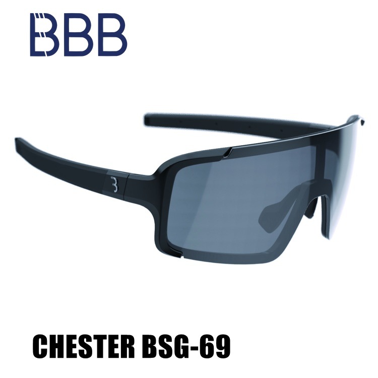 BBB ビービービー CHESTER BSG-69 ブラック/スモークフラッシュミラー ブラック チェスター