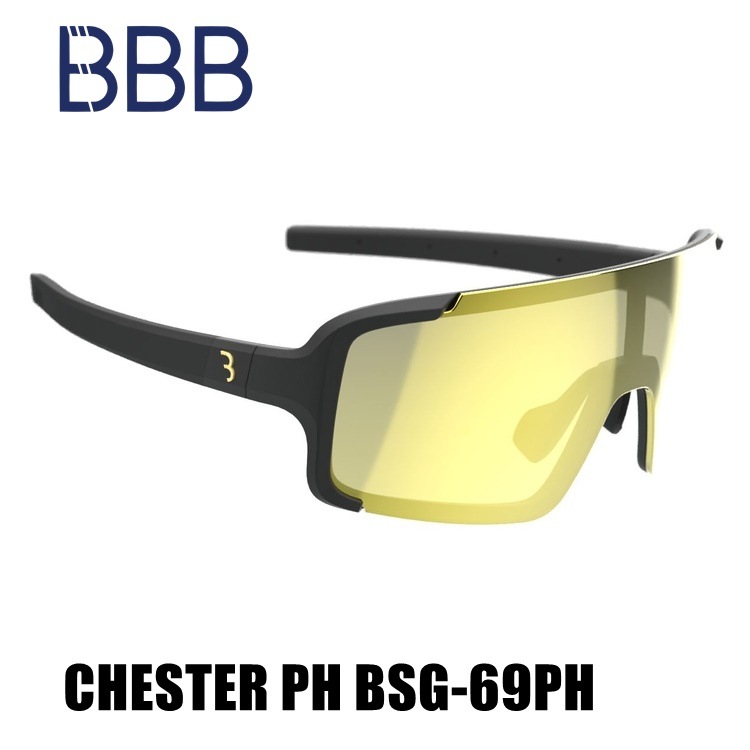 BBB ビービービー CHESTER PH BSG-69PH ブラック/MLCゴールドミラーマットブラック チェスター PH