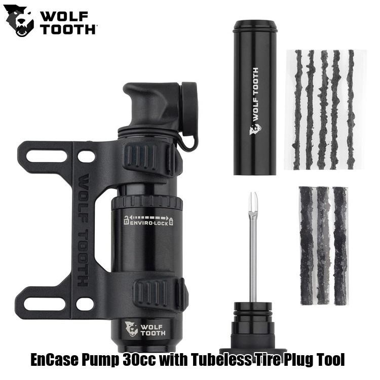 WOLF TOOTH　ウルフトゥース EnCase Pump 30cc with Tubeless Tire Plug Tool