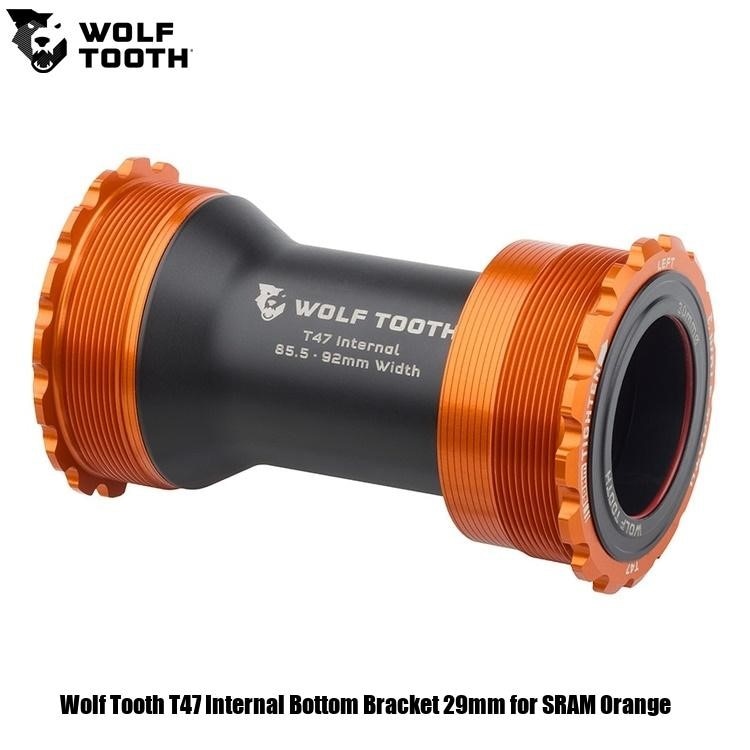 WOLF TOOTH　ウルフトゥース Wolf Tooth T47 Internal Bottom Bracket 29mm for SRAM Orange