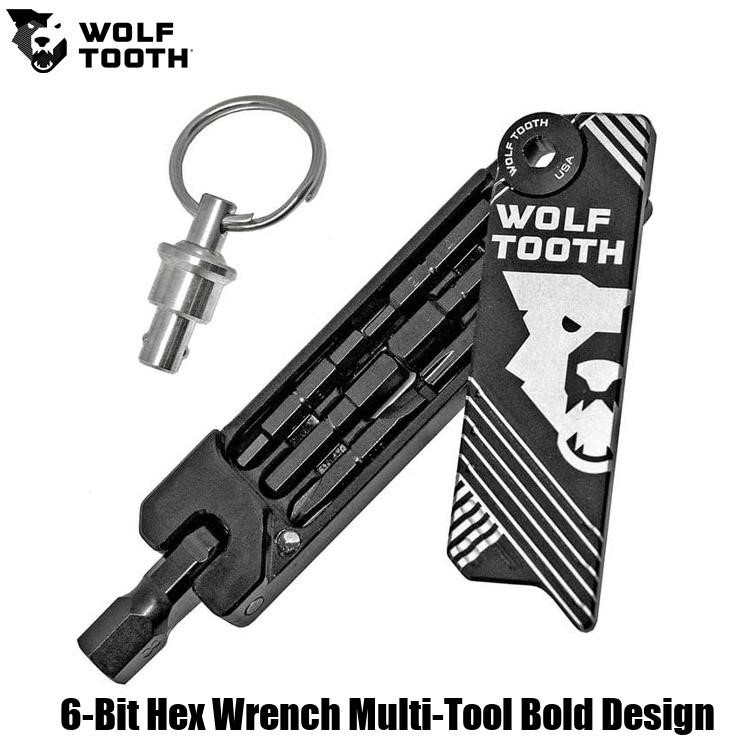 WOLF TOOTH　ウルフトゥース 6-Bit Hex Wrench Multi-Tool Bold Design