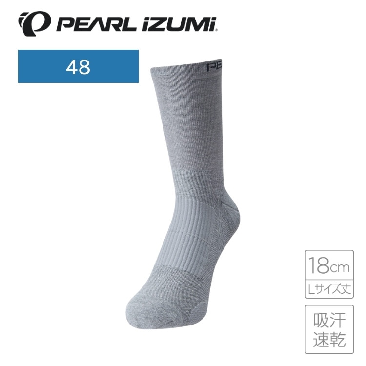 PEARLiZUMi パールイズミ 48 トルク ソックス 5 グレー