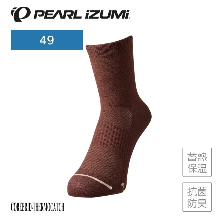 PEARLiZUMi パールイズミ 49 ウィンター ソックス 11 クラレット