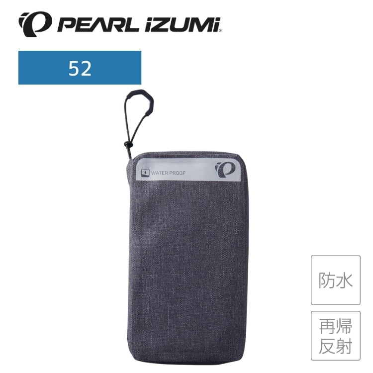 PEARLiZUMi パールイズミ 52 ウォータープルーフ ライド ウォレット 3 グレー