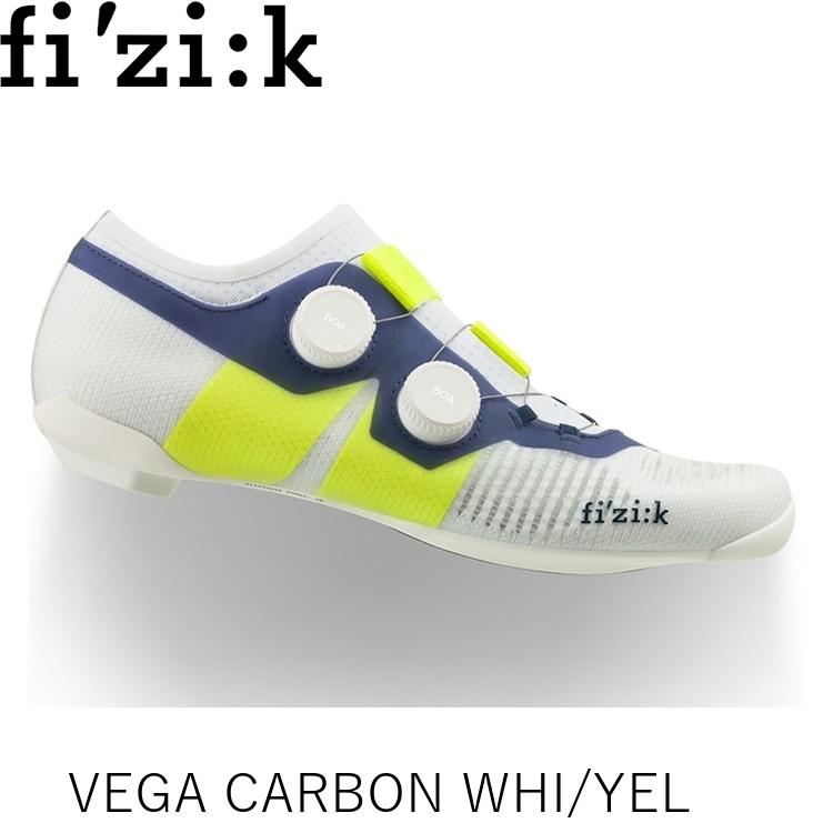 fizik フィジーク VEGA CARBON WHI/YEL VER1DMR1C2090
