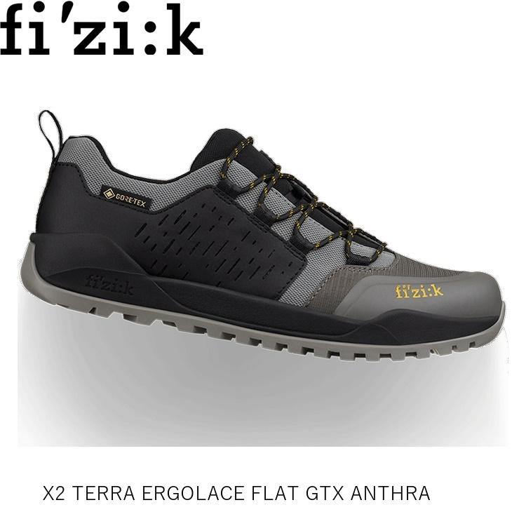 fizik フィジーク X2 TERRA ERGOLACE FLAT GTX ANTHRA TEF2EGR1V 1210