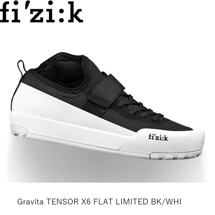 fizik フィジーク Gravita TENSOR X6 FLAT LIMITED BK/WHI GRX6TTF1C 1020