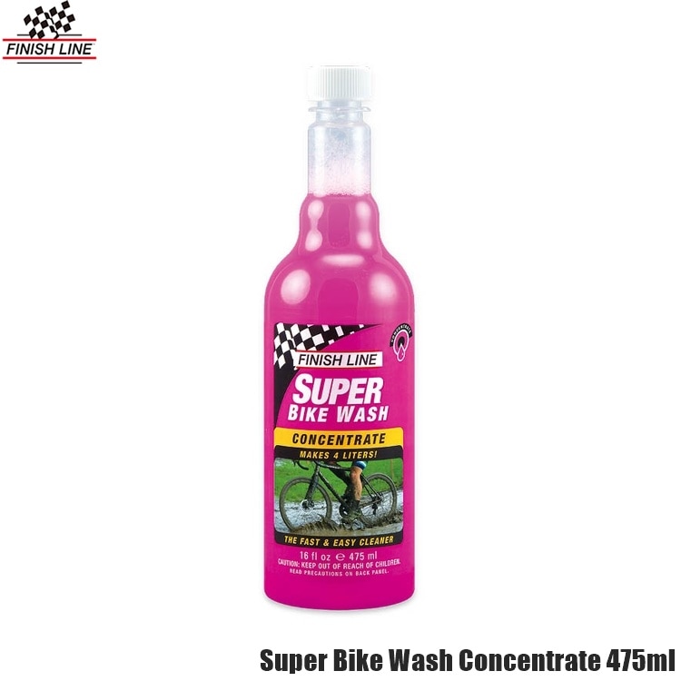 FINISHLINE フィニッシュライン Super Bike Wash Concentrate スーパー バイク ウォッシュ 濃縮タイプ 475ml ボトル