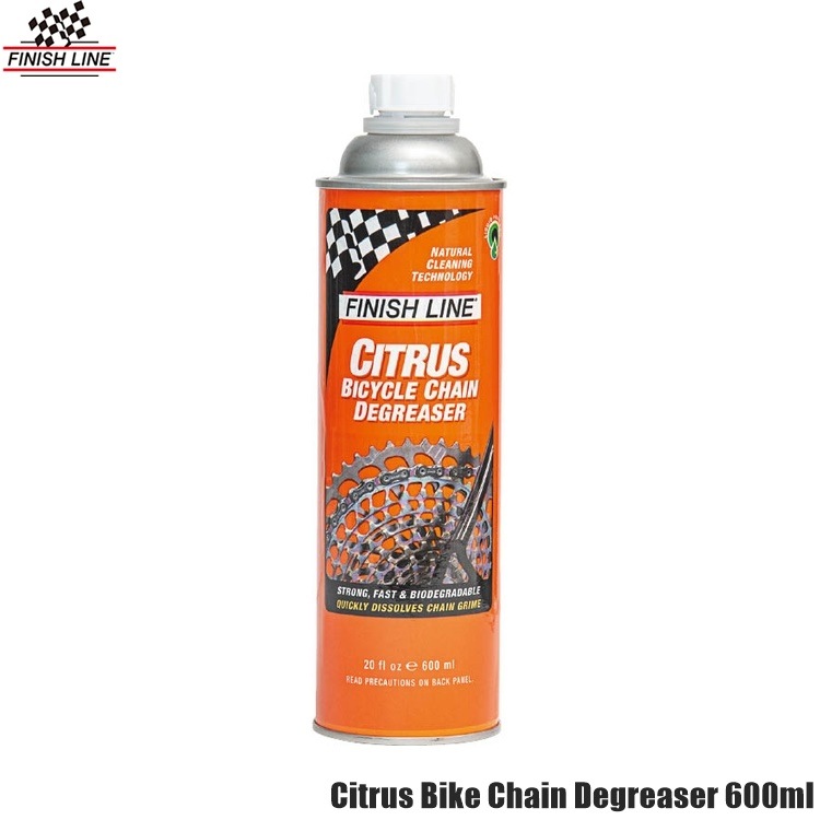 FINISHLINE フィニッシュライン Citrus Bike Chain Degreaser シトラス バイク チェーン ディグリーザー 600ml 缶