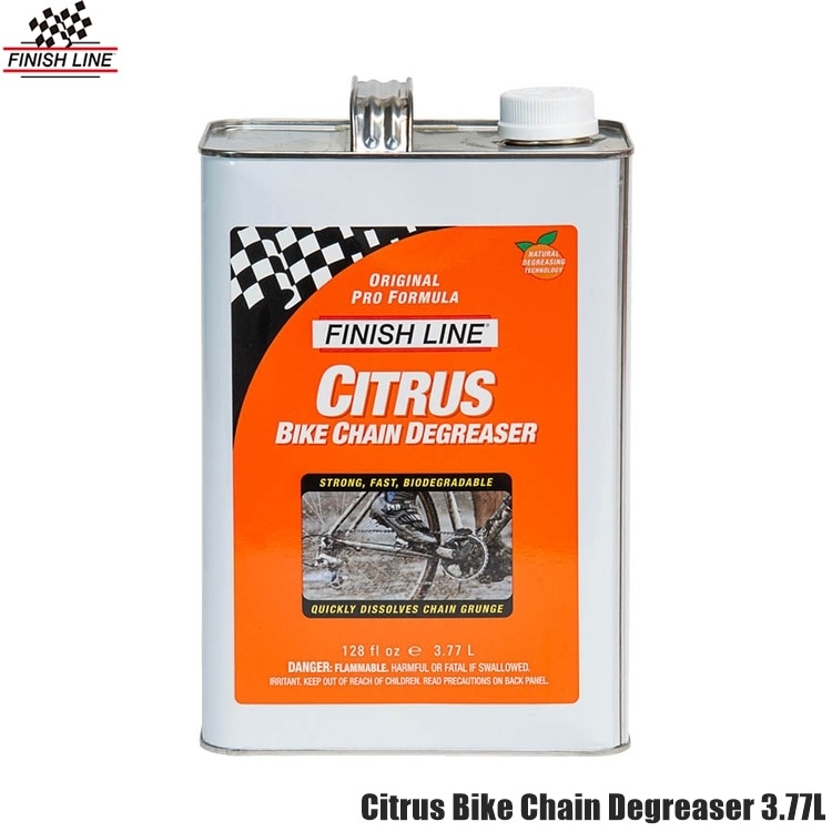 FINISHLINE フィニッシュライン Citrus Bike Chain Degreaser シトラス バイク チェーン ディグリーザー 3.77L 缶