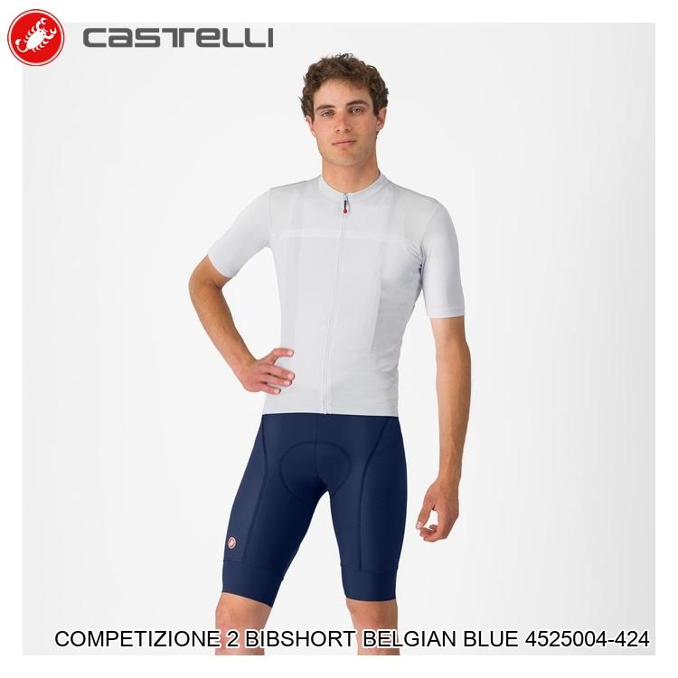 CASTELLI カステリ COMPETIZIONE 2 BIBSHORT BELGIAN BLUE 4525004-424