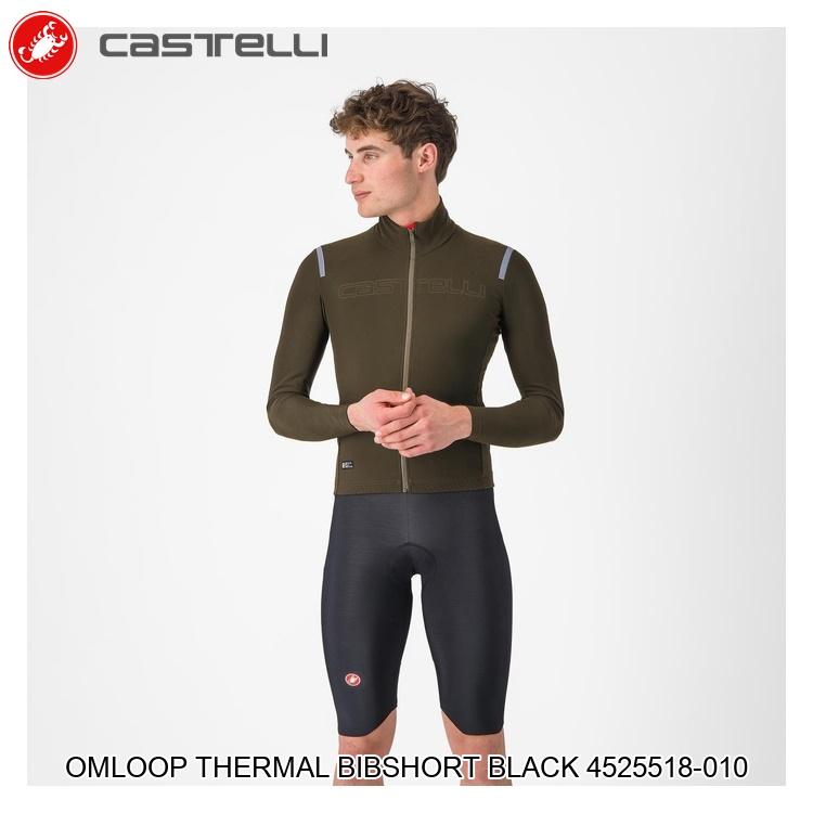 CASTELLI カステリ OMLOOP THERMAL BIBSHORT BLACK 4525518-010