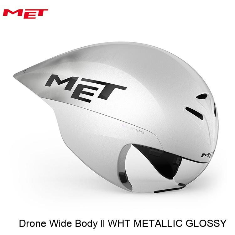 MET メット Drone Wide Body ll WHT METALLIC GLOSSY