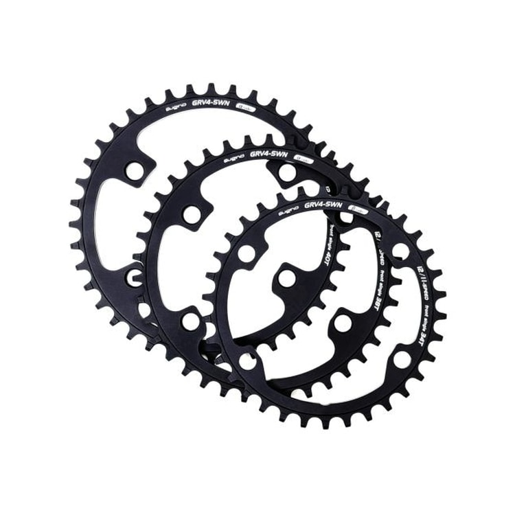 Sugino スギノ GRV4-SWN 34T 3/32 BLACK for Shimano(4 Bolts