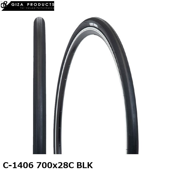 GIZAPRODUCTS ギザプロダクツ C-1406 700x28C BLK