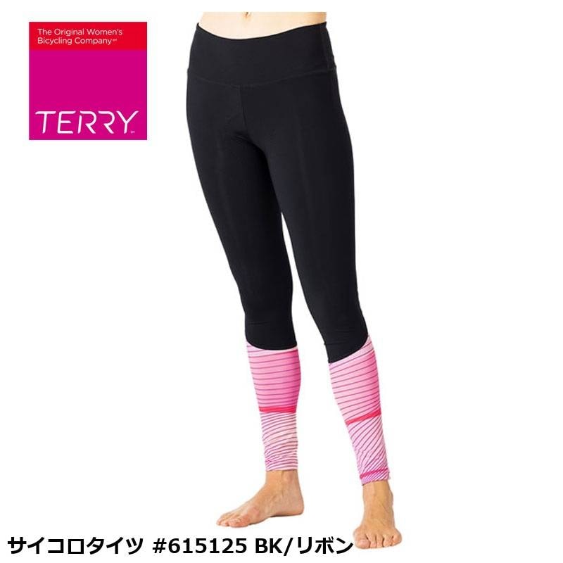 Terry テリー サイコロタイツ #615125 BK/リボン
