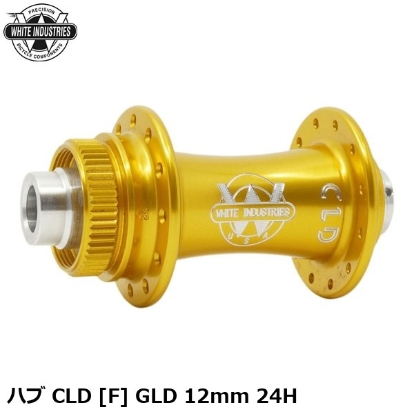 WHITE INDUSTRIES ホワイトインダストリーズ ハブ CLD [F] GLD 12mm 24H