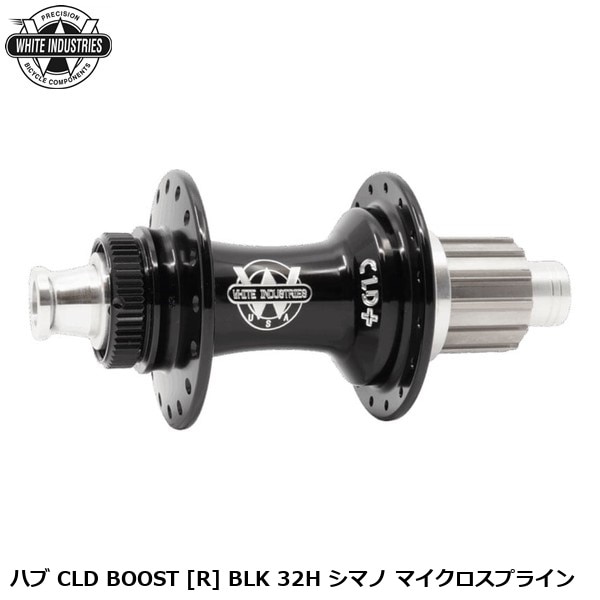 WHITE INDUSTRIES ホワイトインダストリーズ ハブ CLD BOOST [R] BLK 32H シマノ マイクロスプライン