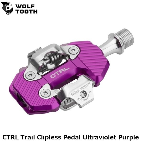 WOLF TOOTH　ウルフトゥース CTRL Trail Clipless Pedal Ultraviolet Purple
