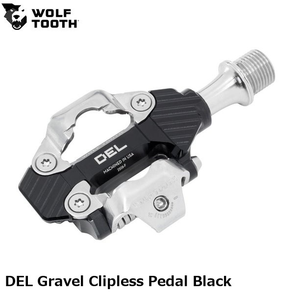 WOLF TOOTH　ウルフトゥース DEL Gravel Clipless Pedal Black