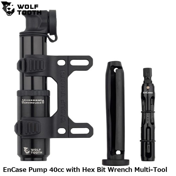 WOLF TOOTH ウルフトゥース EnCase Pump 40cc with Hex Bit Wrench Multi-Tool