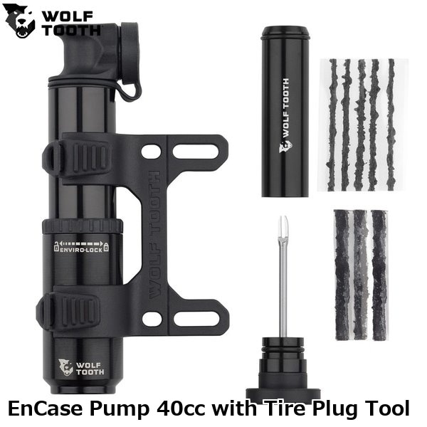 WOLF TOOTH ウルフトゥース EnCase Pump 40cc with Tire Plug Tool