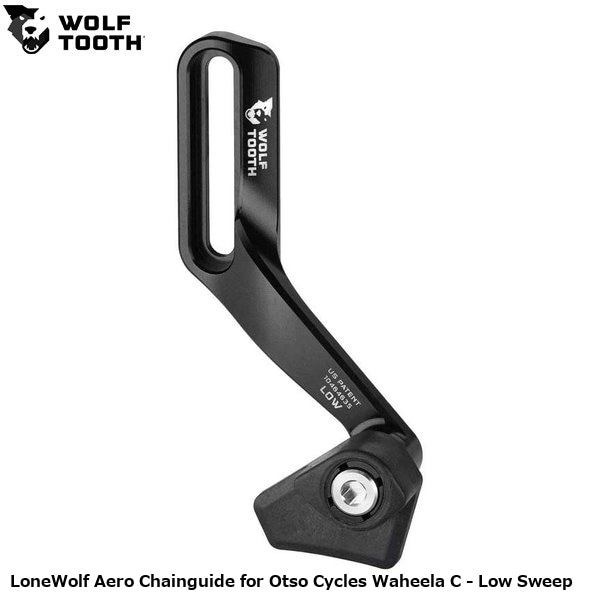 WOLF TOOTH ウルフトゥース LoneWolf Aero Chainguide for Otso Cycles Waheela C - Low Sweep