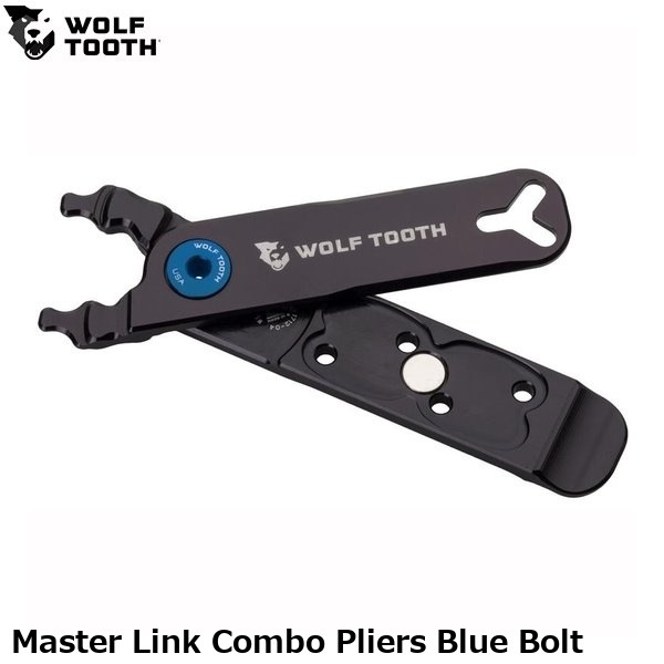 WOLF TOOTH ウルフトゥース Master Link Combo Pliers Blue Bolt