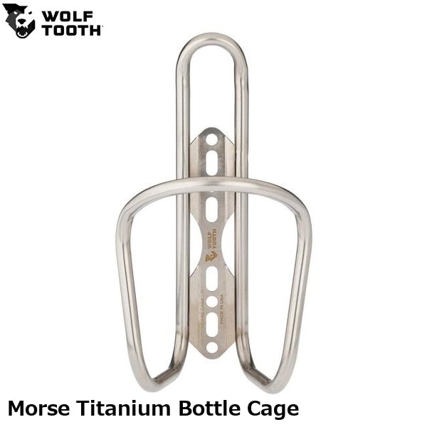 WOLF TOOTH ウルフトゥース Morse Titanium Bottle Cage