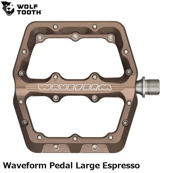 WOLF TOOTH ウルフトゥース Waveform Pedal Large Espresso