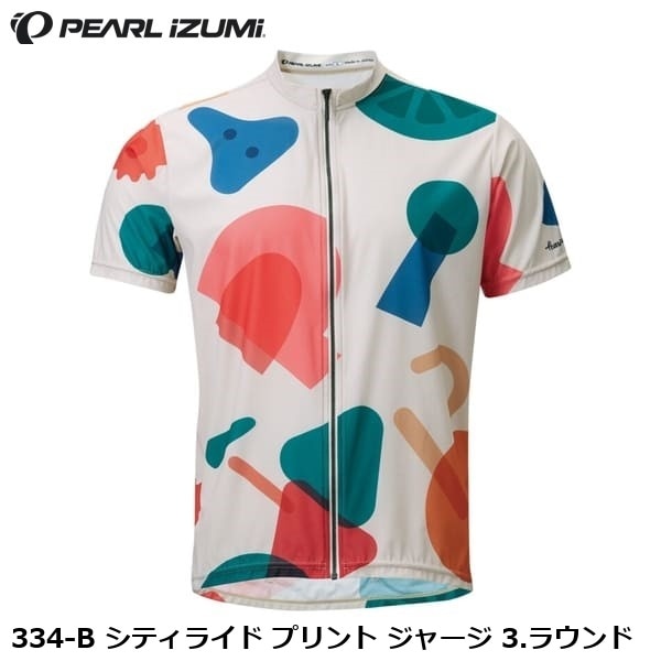 PEARLiZUMi パールイズミ 334-B シティライド プリント ジャージ 3.ラウンド