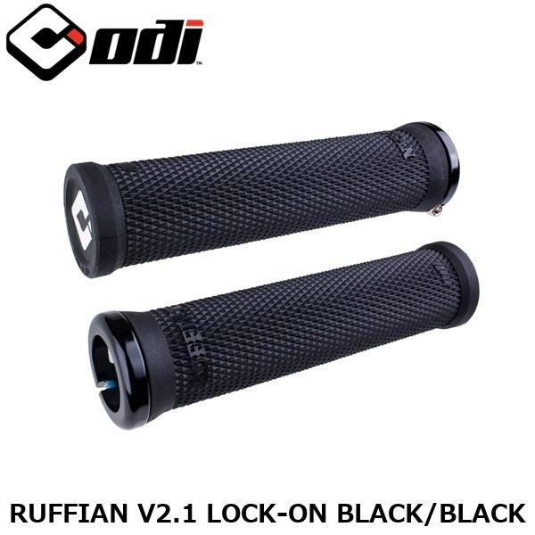 ODI オーディーアイ RUFFIAN V2.1 LOCK-ON BLACK/BLACK