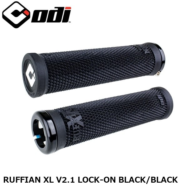 ODI オーディーアイ RUFFIAN XL V2.1 LOCK-ON BLACK/BLACK