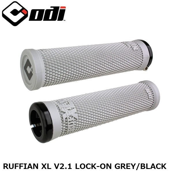 ODI オーディーアイ RUFFIAN XL V2.1 LOCK-ON GREY/BLACK