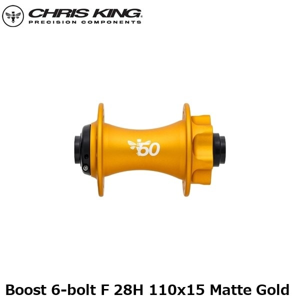 CHRISKING クリスキング Boost 6-bolt F 28H 110x15 Matte Gold